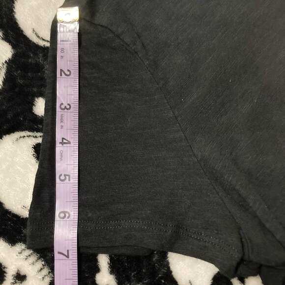 GARCIA Always & Forever sparkly graphic font black t-shirt ~  MEDIUM LARGE tee - Picture 9 of 14